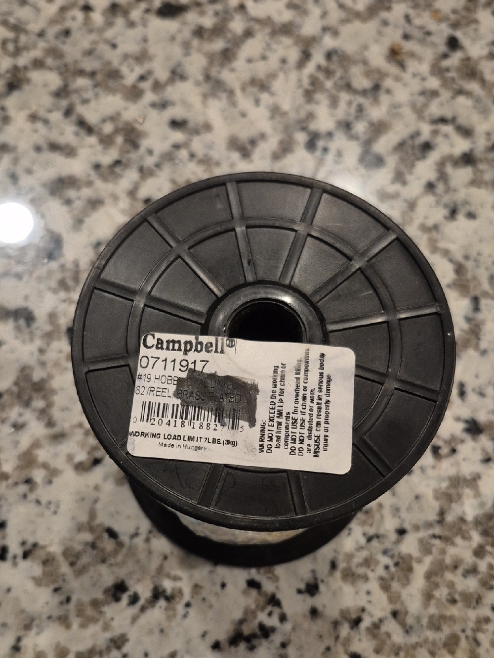 Campbell 0711917 #19 Craft Chain Reel For Jewelry Making Signs Crafts - Picture 2 of 6
